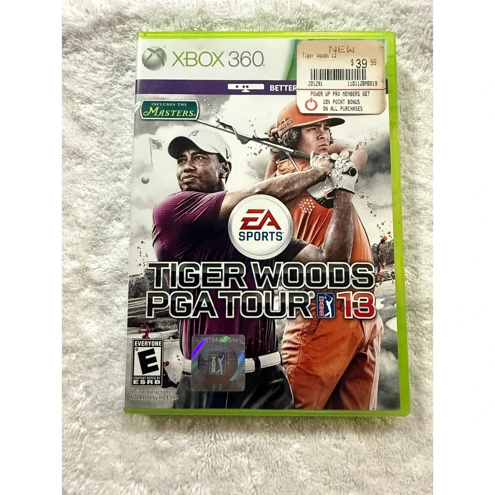 Tiger Woods PGA Tour 13 Xbox 360‎ Game Disc Case Manual Included